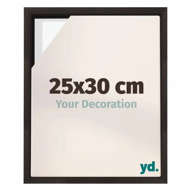 yd. yd, Baklijst 25x30 cm Eiken Donker - Lijst voor Canvasdoek - MDF Lyon