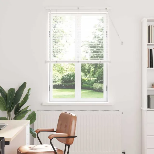 vidaXL Venetiaanse jaloezie Wit 175 x 85 cm 25 mm Aluminium