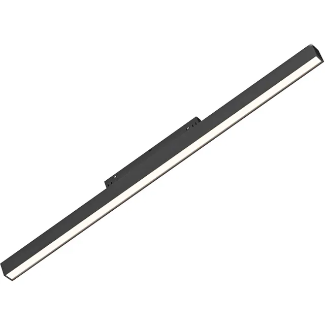 Qualu 48V Magnetische Lineaire LED Railverlichting - Lijnverlichting - Kingtron Magni Smart - Tuya Smart Tracklight - Dimbaar - 18W 1850lm 120D - Aanpasbare Lichtkleur 3000K-4000K-6000K - Zwart