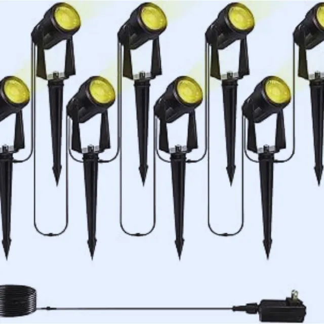 BOG LED Buitenspot Set Van 4 Tuinlampen - 4 x 3W- 1200 lm- Waterdicht IP65- Warm Wit Licht - Duurzaam En Energiezuinig Voor Buitenverlichting As shown