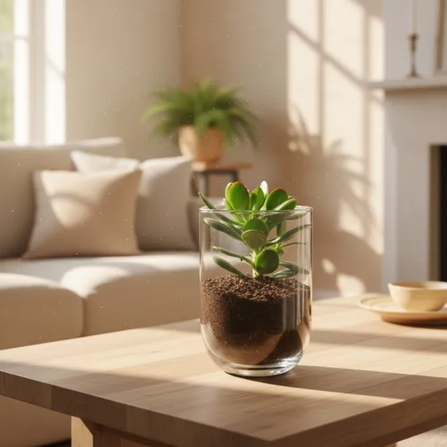 Firenze Bloemenatelier Vaas Emilia - Helder Glas - Sfeervolle Bloemvaas & Woondecoratie