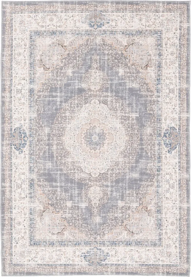 Pergamon Finesse - Vintage Designtapijt - Oriënt Medaillon Grijs