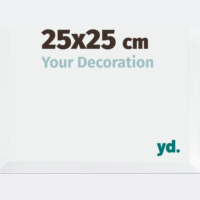 yd. Your Decoration - Fotolijst 25x25 cm - MDF - Wit Mat - Catania