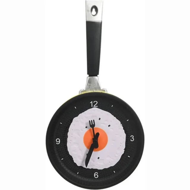 vidaXL Wandklok - ei-in-pan - 18,8 - cm Meerkleurig