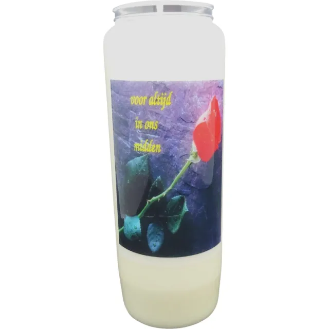 Spaas Noveenkaars Spreuk 009 - 9 dagen brander (5 stuks) wit