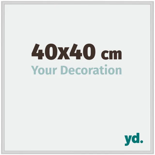 yd. Your Decoration - Fotolijst 40x40 cm - Aluminium - Zilver Mat - Miami