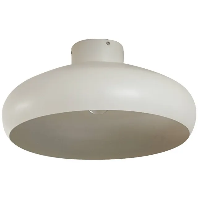 Lindby plafondlamp - 1licht - IJzer - H: 22 cm - E27 - beige