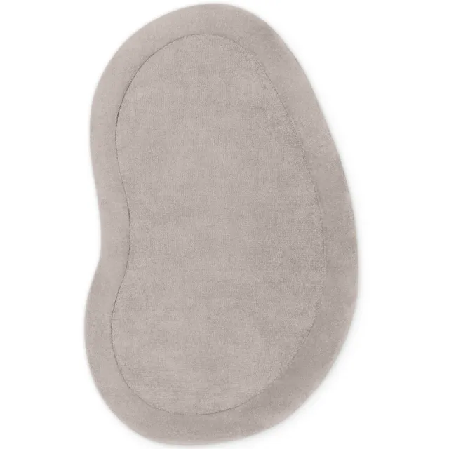 Villeroy & Boch 1812 wollen vloerkleed organische vorm Kivi Naturel Grijs - Organisch 125 x 200 cm - (S)