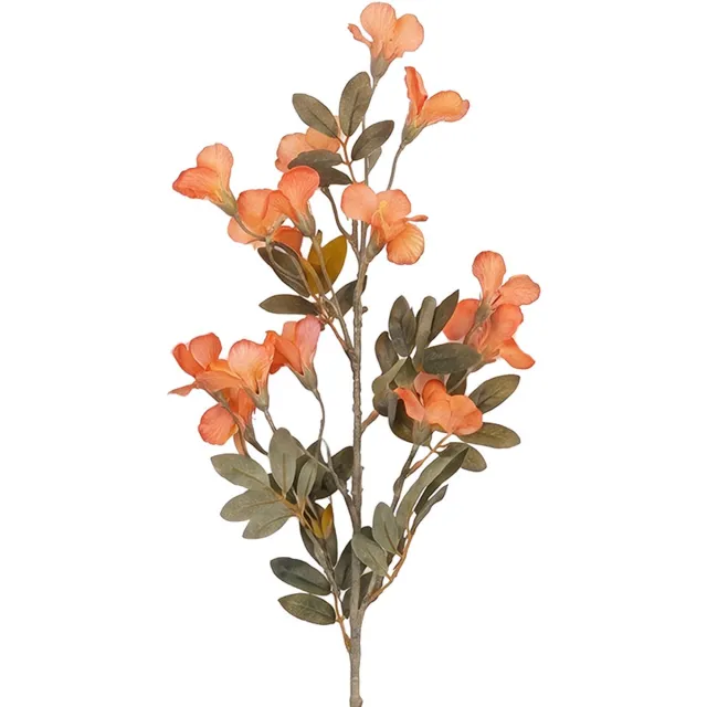 Clayre & Eef Kunstbloem Oranje Kunststof