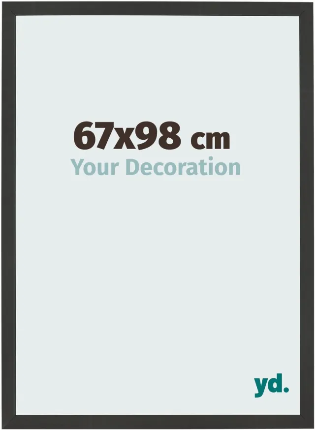 yd. Your Decoration - Fotolijst 67x98 cm - MDF - Zwart Houtnerf - Bologna