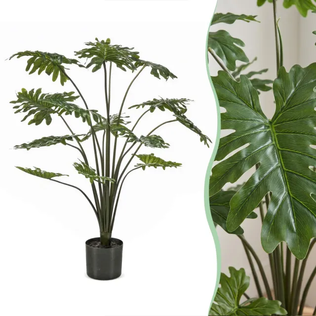 Green Boutiq Kunstplant - Philodendron - 105 cm