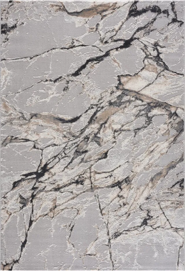 Magic Floors Magic Floor - Tapijt - Woonkamer - Vloerkleed Gabardin 12502 - Grijs - Polyester - (230x160cm)