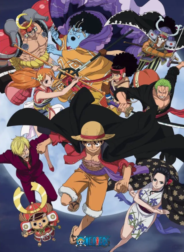 ABYSTYLE Poster One Piece - Wano Raid 38x52cm Divers