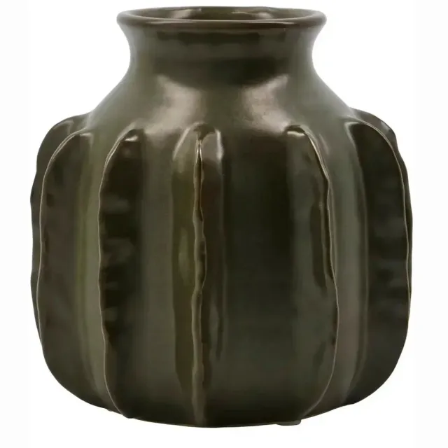 House Doctor Vaas Cactus Donkergroen Hoogte 15 cm [gid://shopify/Metaobject/303100625231]