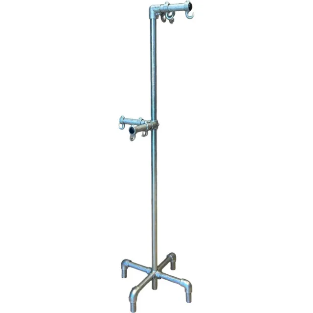 Design85 Steigerbuis Kapstokken Staand Model 1 Stuk Industrieel Design zilvergrijs