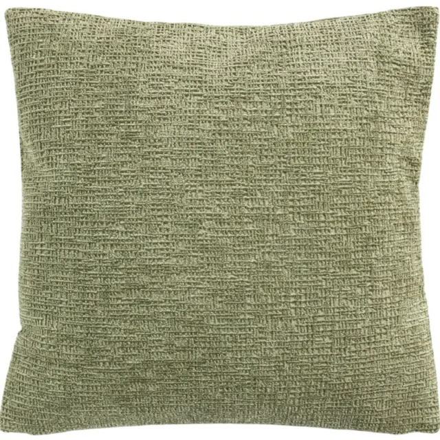 Linen & More Baroness - sierkussen bouclé melange groen - 45 x 45 cm