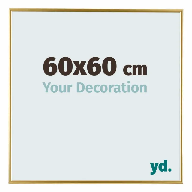 yd. Your Decoration - Fotolijst 60x60 cm - Kunststof - Goud - Evry