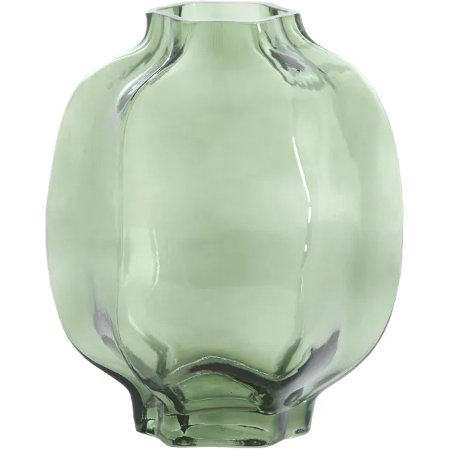 Light & Living Vaas Falzes (22x23,5 cm) donker groen
