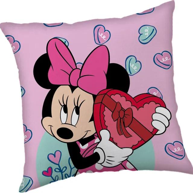 Disney Minnie Mouse Sierkussen Love - 40 x 40 cm - Polyester Roze