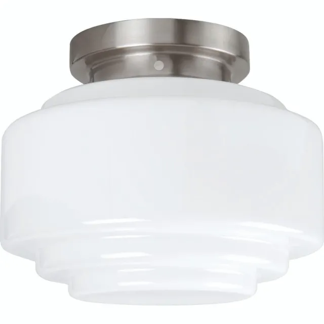 Highlight Plafondlamp Art-Deco Cambrige Big Nikkel - Staal