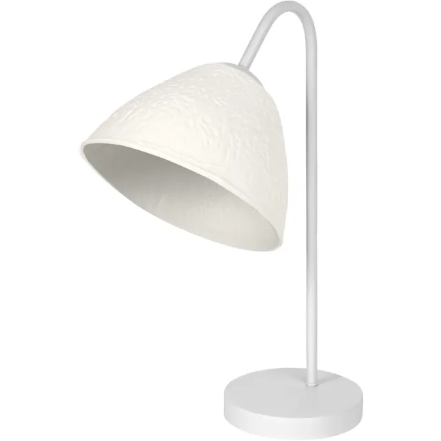 Osram tafellamp Decor Camel Bell wit van metaal en papier-maché, E14, dimbaar, 220 mm lengte, lampenkap van gerecycled materiaal, duurzaam dankzij vervangbare lichtbron, eenvoudig te installeren