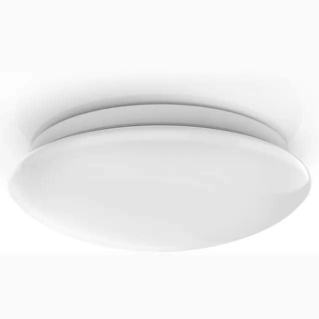B.K.Licht Witte LED Plafondlamp - ronde - Ø27.8cm - keuken lamp - voor binnen - 4.000K - 1.200Lm - 12W