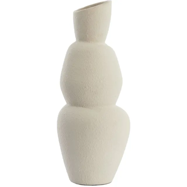 Light & Living Vaas ARAM - Ø19x46.5cm - Wit