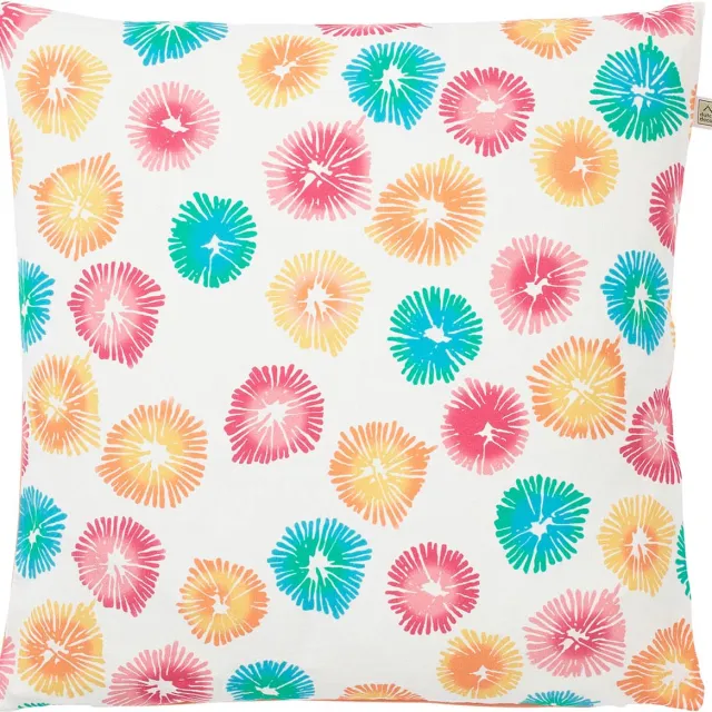 Dutch Decor TIQUE - Sierkussen koraal 45x45 cm - roze - Inclusief binnenkussen