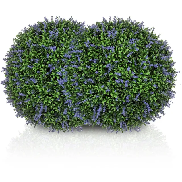 Homcom Kunstpflanzen-Kunststoff-42L x 42B x 42H cm-Violett