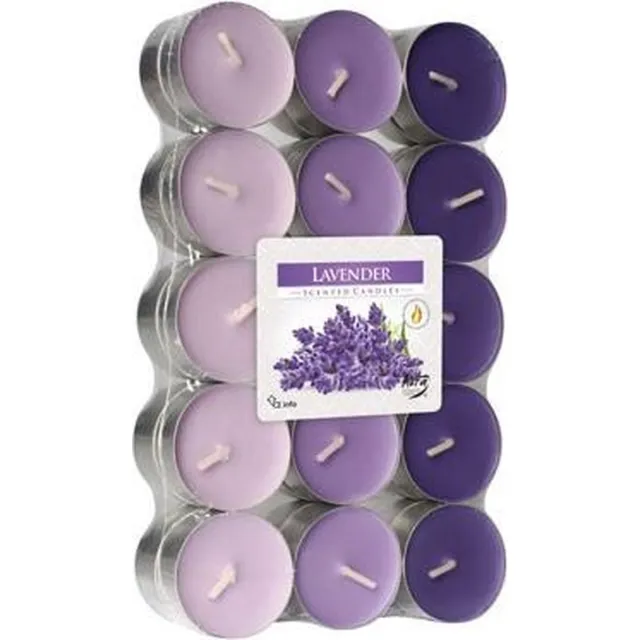Cosy&Trendy Bispol geur theelichten lavendel - Set-30 paars