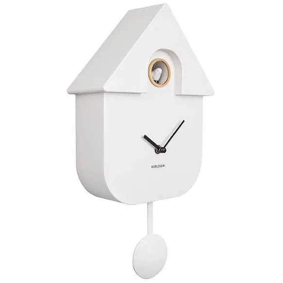Karlsson Modern Cuckoo koekoeksklok wit