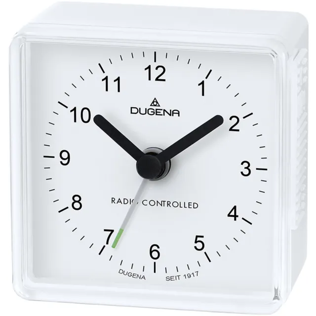 Dugena 4460795 - Wekker - Radiogestuurd wit