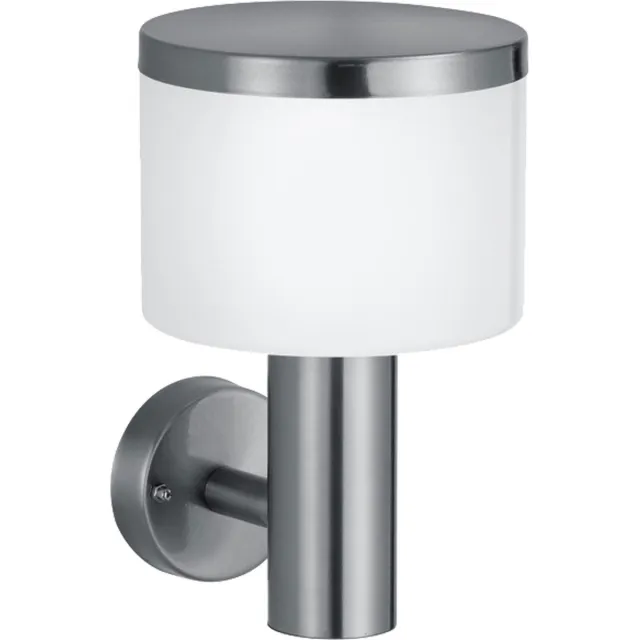 Cosmo Casa Reality - Trio LED - Wandlamp - Buitenlamp voor aan de muur - 11W zonder bewegingssensor Roestvrij staal
