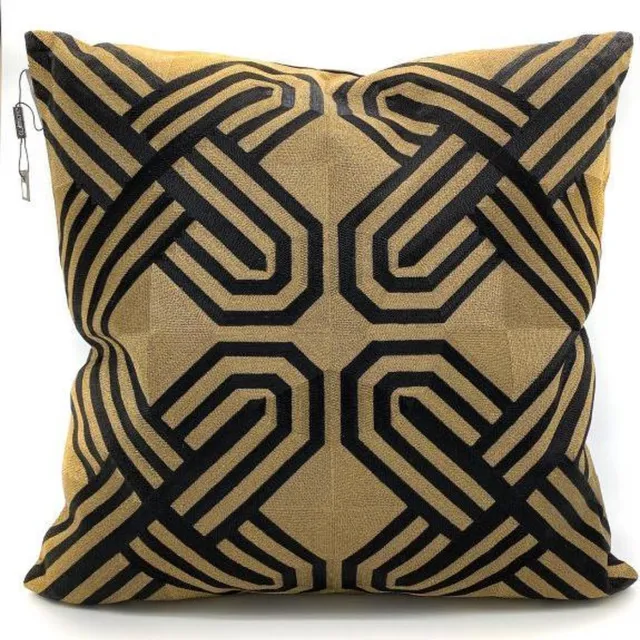 Colmore by Diga Kussen zwart/goud Colmore , 50 x 50 cm