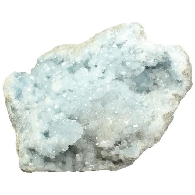 twintes Exclusief groot stuk Celestien uit Madagaskar 2,6 kg! Blauw