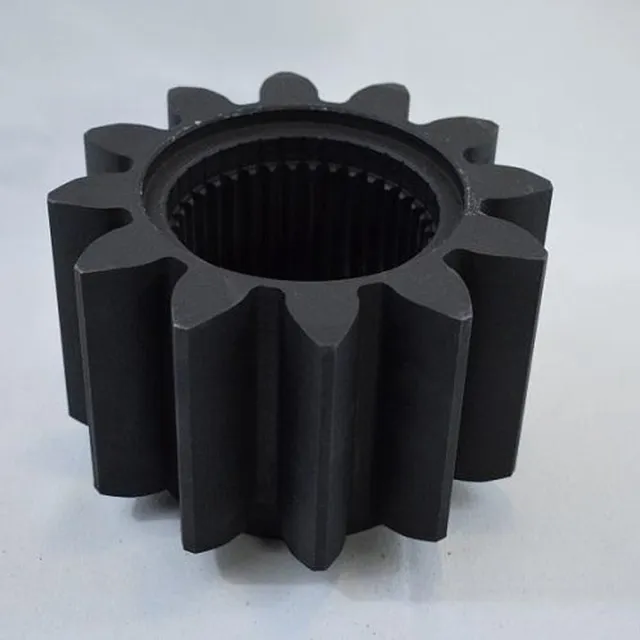 ZoeZo Design Origineel zwaar tandwiel - kaarshouder - zwart - stoer - robuust - industrieel - H10 x Ø 15 cm