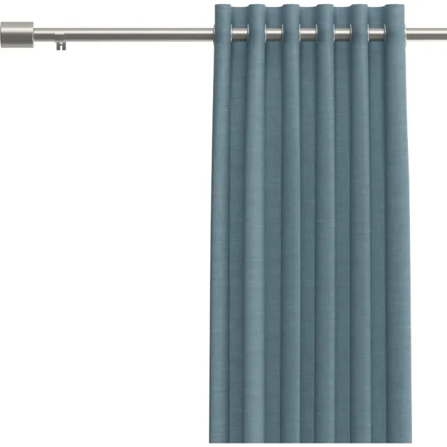 Noswo Gordijnroede - Uitschuifbaar - 40 tot 366 cm - Gordijnstang - Gordijnrails Compleet - Metaal - 300cm - Zilver