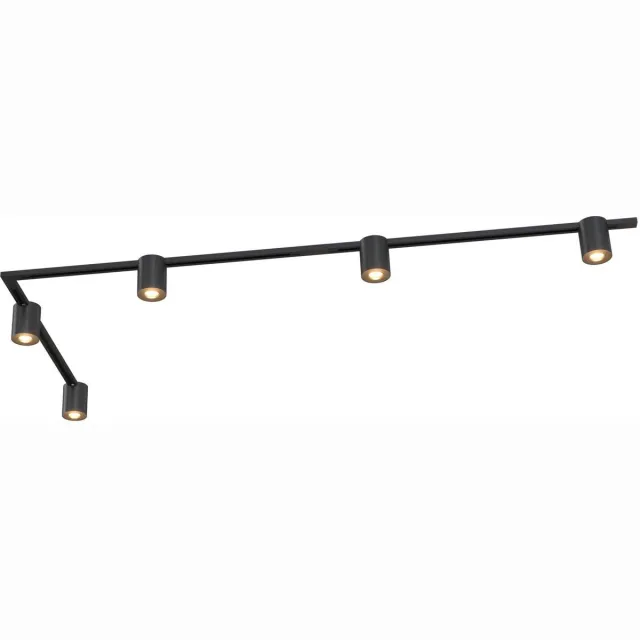 LEDVION 3m LED Railverlichting Set - Kantelbaar - GU10 Spots - Zwart