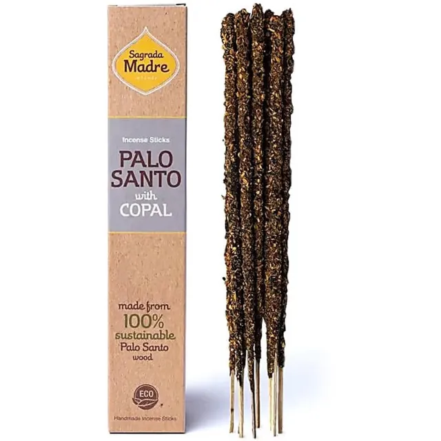 Sagrada Madre palo santo - copal - wierook - wierookstokjes - 1 doosje Palo santo copal
