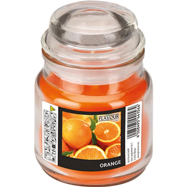 Gala Snoeppot met waxvulling Ø 60 mm · 85 mm oranje - Sinaasappel