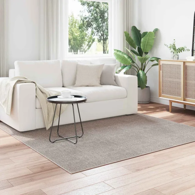 vidaXL Binnen kleed LUGO Crème-taupe 200 x 200 cm Polyester, foto 2