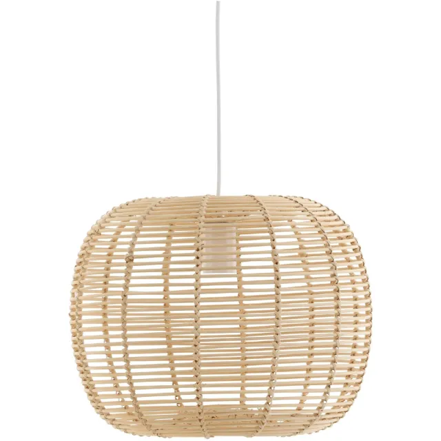 Nest of Nora Rotan hanglamp - Gevlochten - Naturel Groen