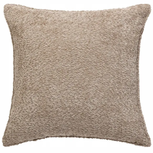 Atmosphera Créateur d'intérieur® Decoratieve Boucle Kussen Taupe 45x45 cm - Zacht & Stijlvol