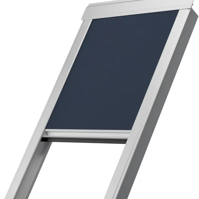 Contrio Verduisterende rolgordijn ROOFLITE M6A 78x118 - Blauw