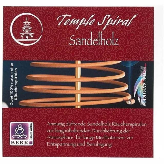 BERK Wierook spiraal Australisch sandelhout Zwart