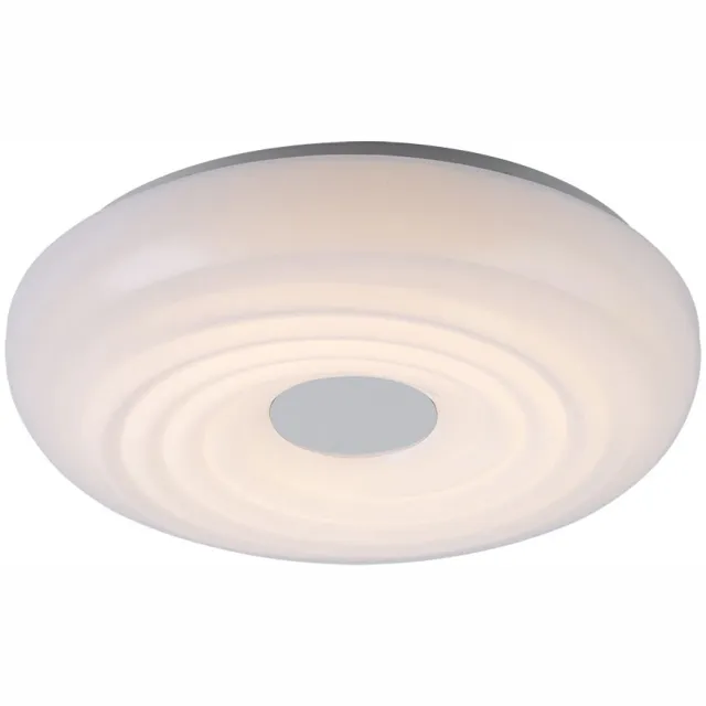 Globo LED plafondlamp Plafondlamp Woonkamerlamp vast geïnstalleerd Wit Metaal H 8,5 cm