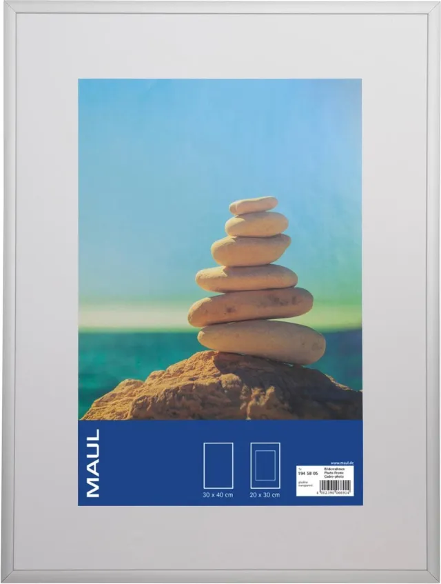 Maul Fotolijst maul 30x40cm aluminium frame zilver | 6 stuks