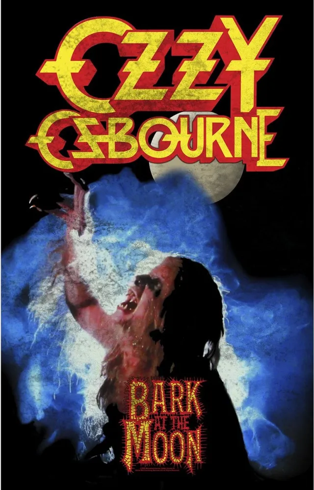 Razamataz Ozzy Osbourne Bark at the Moon - Textiel Poster