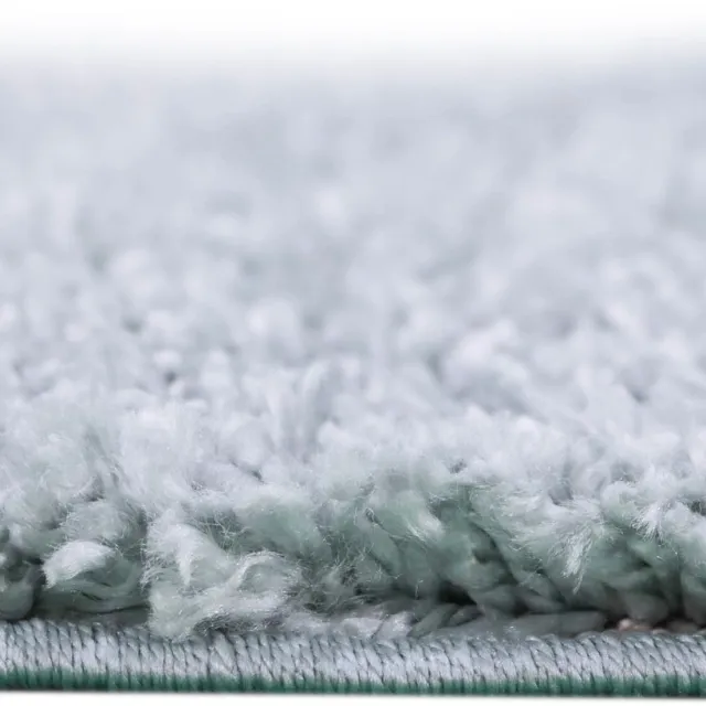 CNL Carpets Karpet24 Shaggy Ritual vloerkleed – hoogpolig en effen – Turquoise – 200 x 290 cm blauw