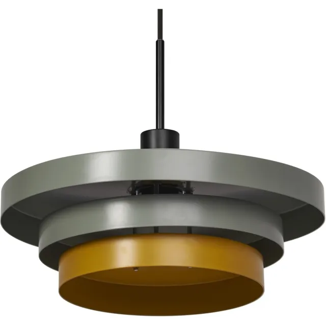 Osram Layers decoratieve hanglamp met E27 fitting, 400mm, IP20, metaal, groen/geel Groen|Geel